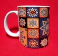 Kubek kolorowy boho