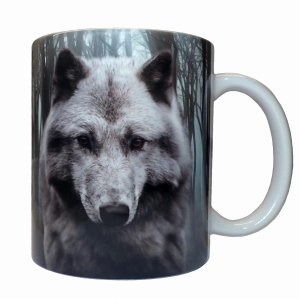 Kubek z wilkiem - Wolf